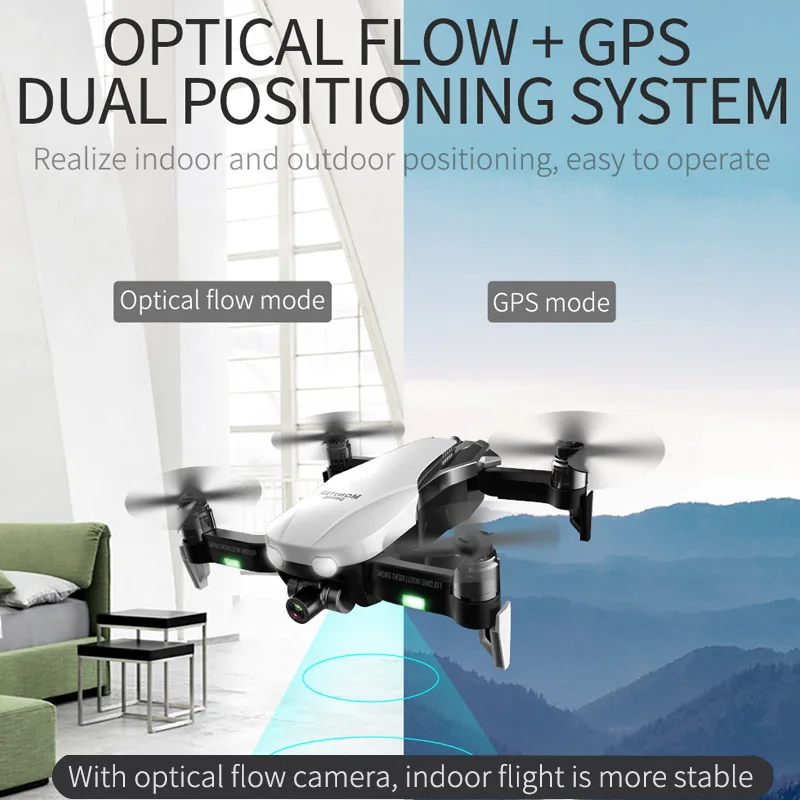 Profissional GPS Drone FPV RC Drone with 4K Camera Mini Drones Quadcopter Folding Remote Control Toys gift
