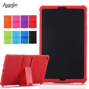 

For Xiaomi MiPad 4 Case 8.0" Silicone Soft Shockproof Protective Cover for Xiaomi Mipad 4 Plus Case 10.1 inch Funda+Film+Stylus