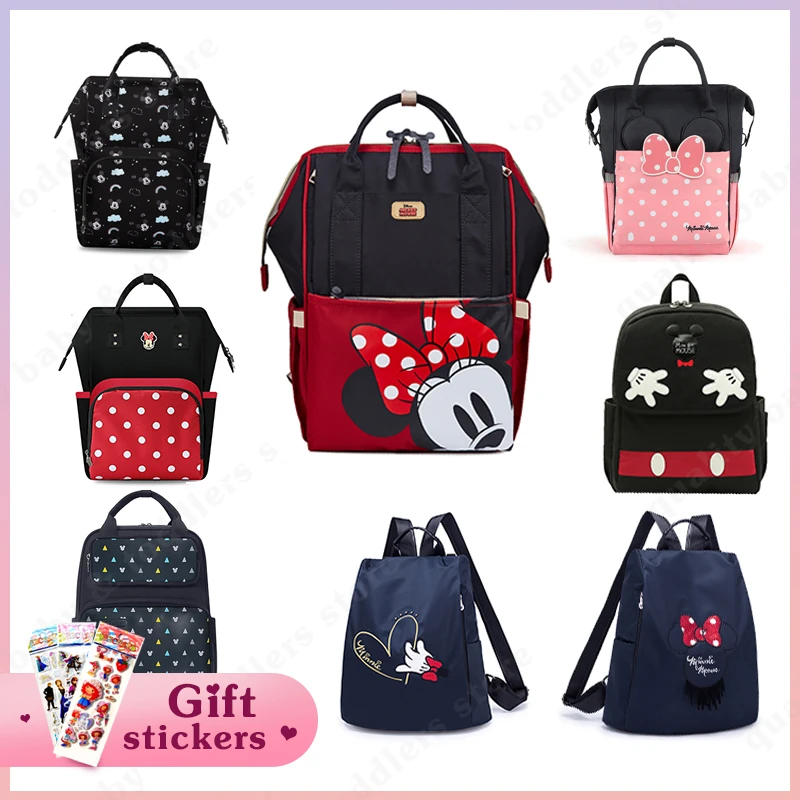  Disney Diaper Bag Mummy Maternity Nappy Bag Large Capacity Baby Care Nursing Bag Fashionable Mom's 