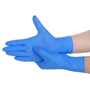 

300 Disposable Nitrile Rubber Kitchen Household Labor Protection Protective Gloves Waterproof Nitrile Latex Gloves