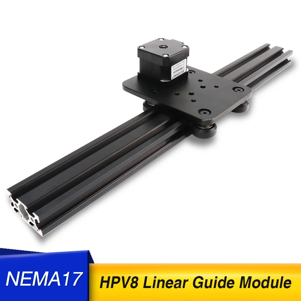 HPV8-Openbuilds-Mini-Solid-V-Slot-Belt-Linear-Module-400MM-Pinion ...
