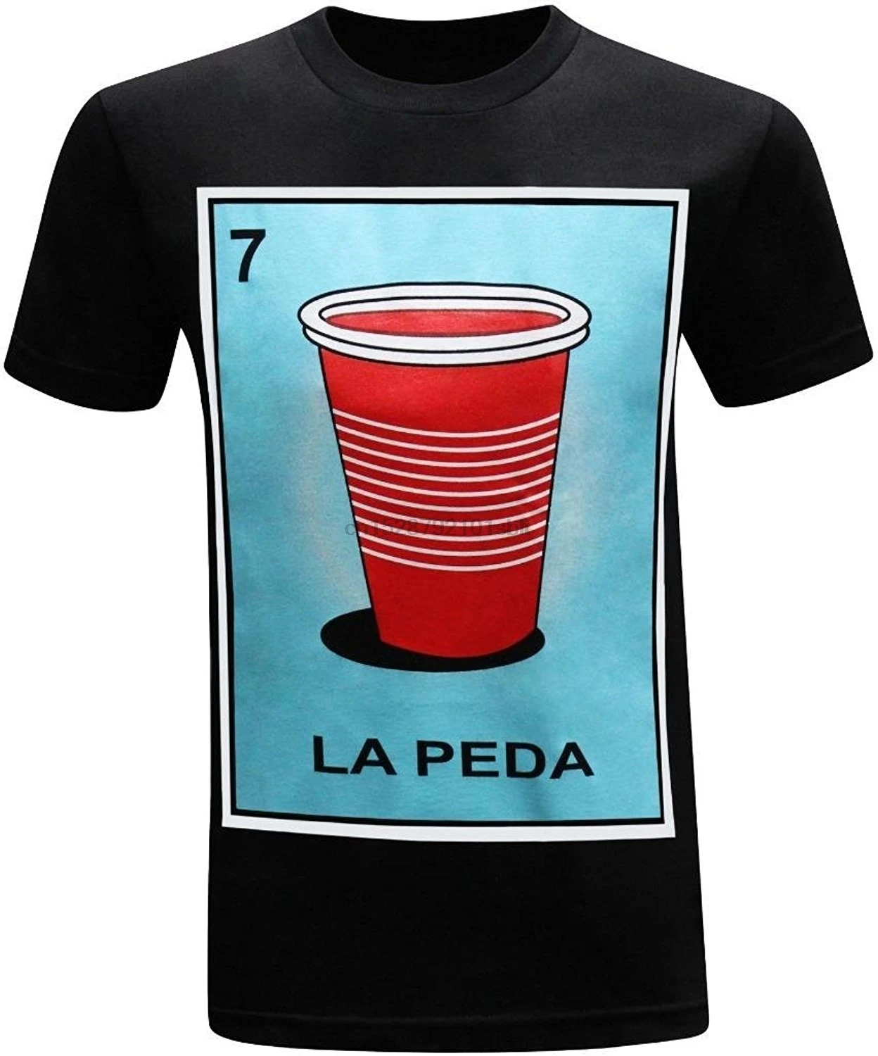 La Peda Mexican Hispanic Latino Men Funny T-Shirt Print Round Neck Man 3D T Shirt Plus Size Cotton Tops Tee | Мужская одежда
