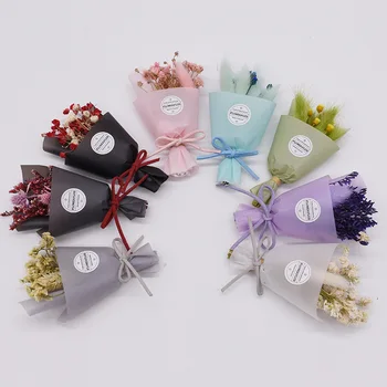 

Natural Dried Flowers Mini Packaging Creative Bouquet For Wedding Home Decoration Craft Gifts Packing Dried Flowers Photo Props