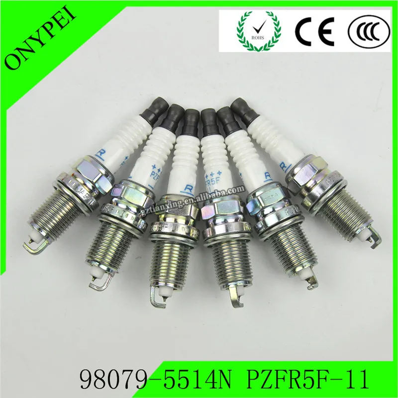 6 шт. 98079-5514N PZFR5F-11 иридиевая Свеча зажигания для Honda Odyssey Pilot Acura CL 980795514N PZFR5F11 98079 5514N