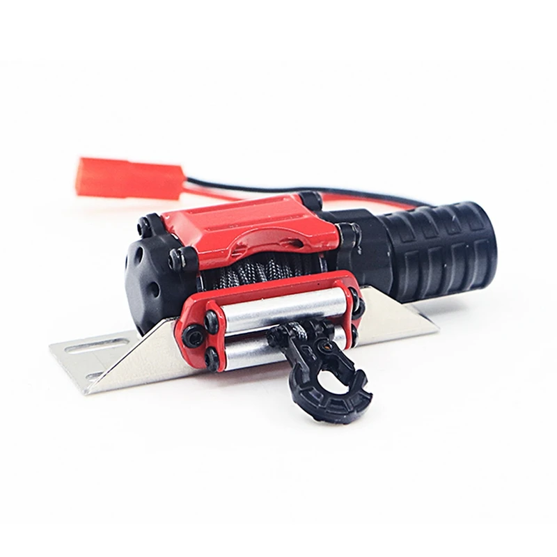 

Model Car Auto Winch Metal Hook Set for 1/10 Axial SCX10 For TRX4 KM2 Toys for Childlren RC Car Parts Power Winch