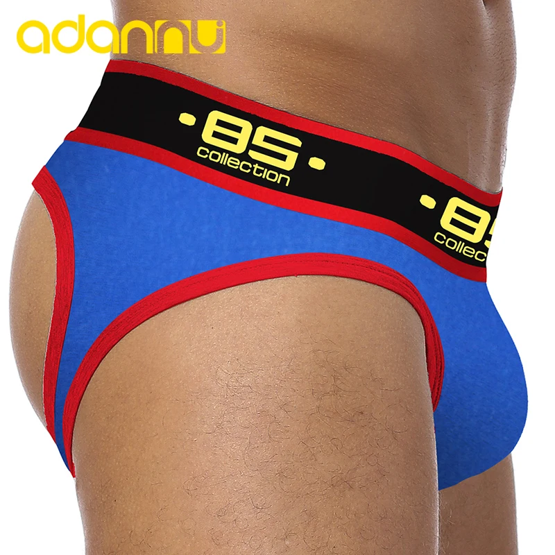 Бренд ADANNU сексуальное мужское нижнее белье с бандажом трусы Cueca мужские стринги и