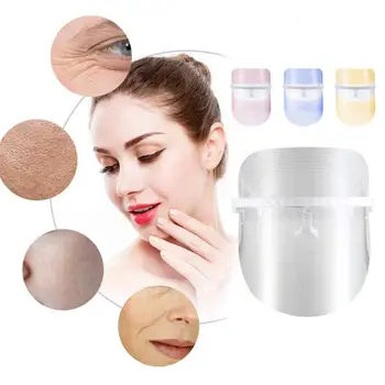 

LED Facial Mask Belleza Facial Masque Massage Beauty Skin Rejuvenation Photon Therapy Wrinkle Acne Tighten Face Care Treatment