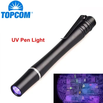 

Topcom 365 UV Pen flashlight uv Pen Light Torch Mini Penlight