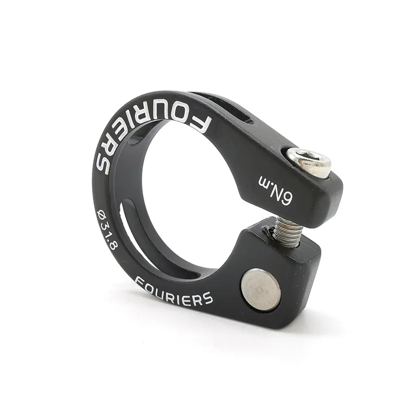 

Fouriers SCL-E001 CNC Alloy MTB Bike Seatpost Clamp 31.8mm Collar Fixed Screw 11mm Heigth Special Nut Design Bicycle Parts