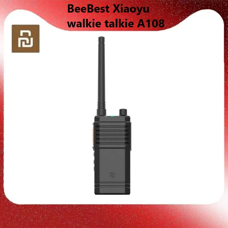 Mijia-walkie-talkie BeeBest Xiaoyu A108, 12cm, antena de ganancia desmontable, tecnología de compactación y reducción de ruido, Larga modo de reposo