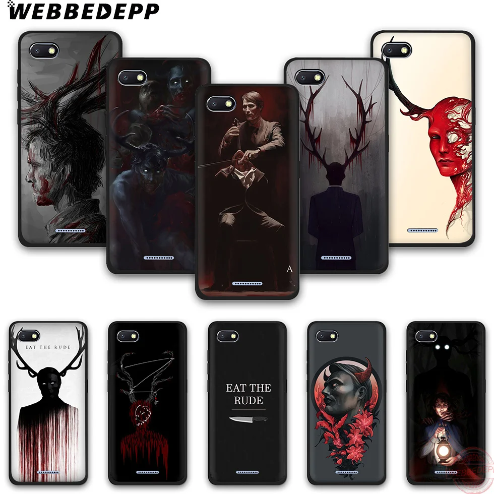 WEBBEDEPP Ганнибал съесть грубые TPU чехол для телефона чехол-накладка Redmi Note 6Pro 7Pro 4A 4X 5