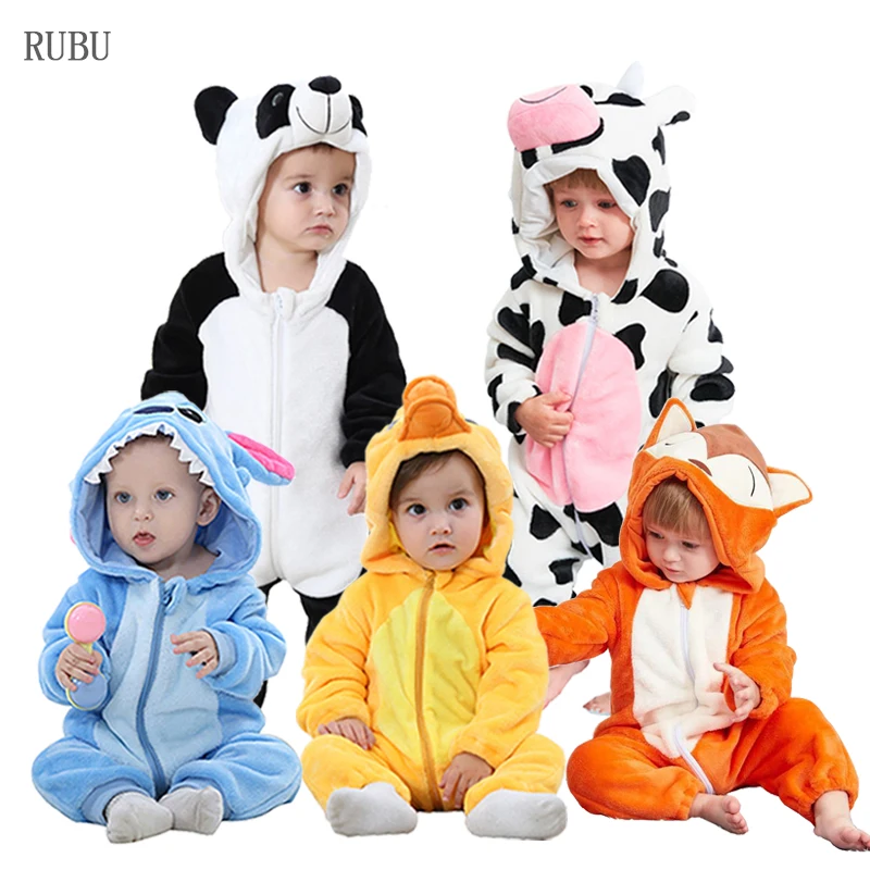 Детский комбинезон для маленьких девочек одежда Единорог кигуруми детские