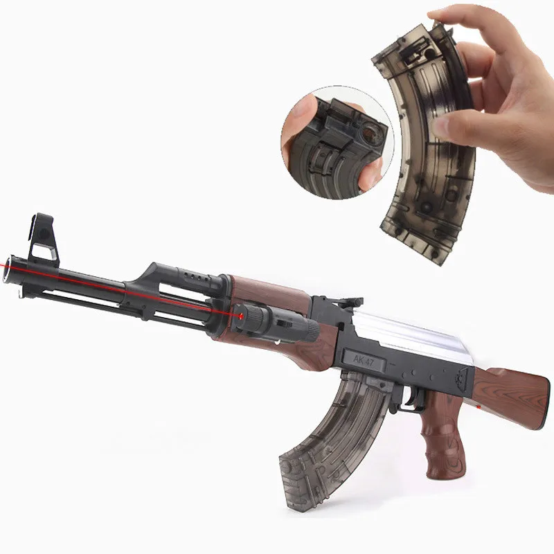 AK47 Электрический Bursts игрушечный водный пистолет пулемет детский винтовочный для