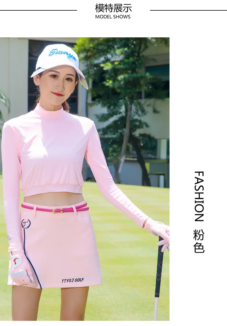 Roupas De Golfe Camisetas Mujer рубашка для гольфа с круглым вырезом Женская рубашка с рукавом для защиты от солнца для мужчин ледяные колготки модельная одежда