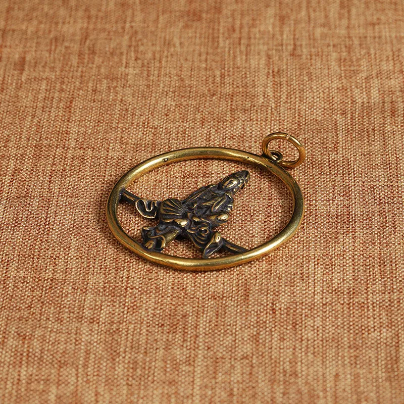 buddha round keychain  (5)