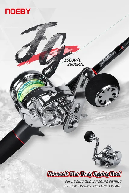 Noeby Fishing Reel Slow Jigging Trolling Boat Casting Max Drag 15-20kg  Anti-corrosion Saltwater Fishing Drum Reel Tackle - Fishing Reels -  AliExpress