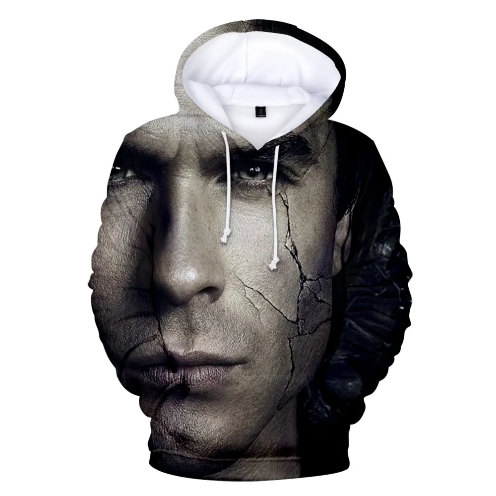 Damon Salvatore Sweater Damon Salvatore Hoodie, Cropped Hoodie