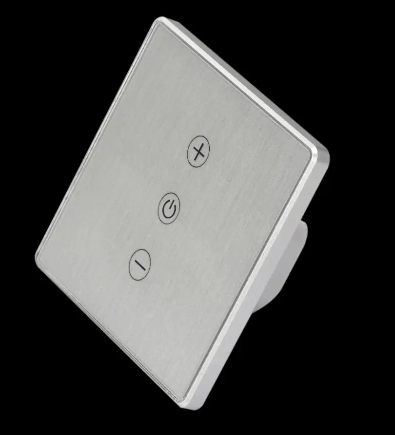 SILVER SUPLO Wifi умный настенный сенсорный диммер, переключатель ЕС стандартный приложение дистанционное управление работает с Amazon Alexa и Google Home - Цвет: SILVER