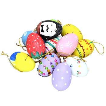 

10/20pcs Cartoon Easter Eggs Children Handmade Craft Toys DIY Easter Eggs Eggshell Kids Educational Toys Gifts Easter Supplies.8