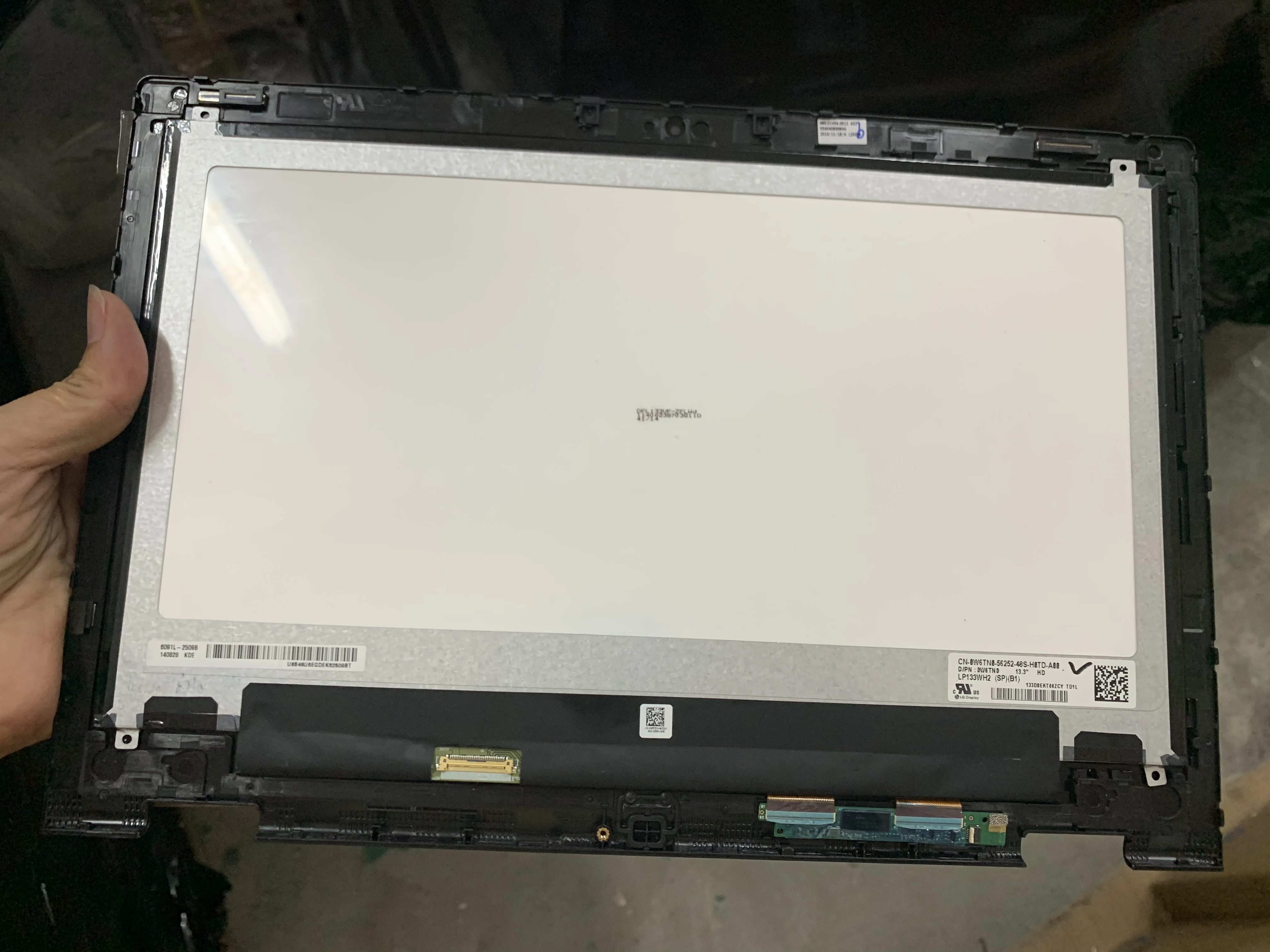Для Dell Inspiron 13 7000 7347 7348 7359 P57G HD 1366X768 ЖК-дисплей с сенсорным дигитайзером + рамка