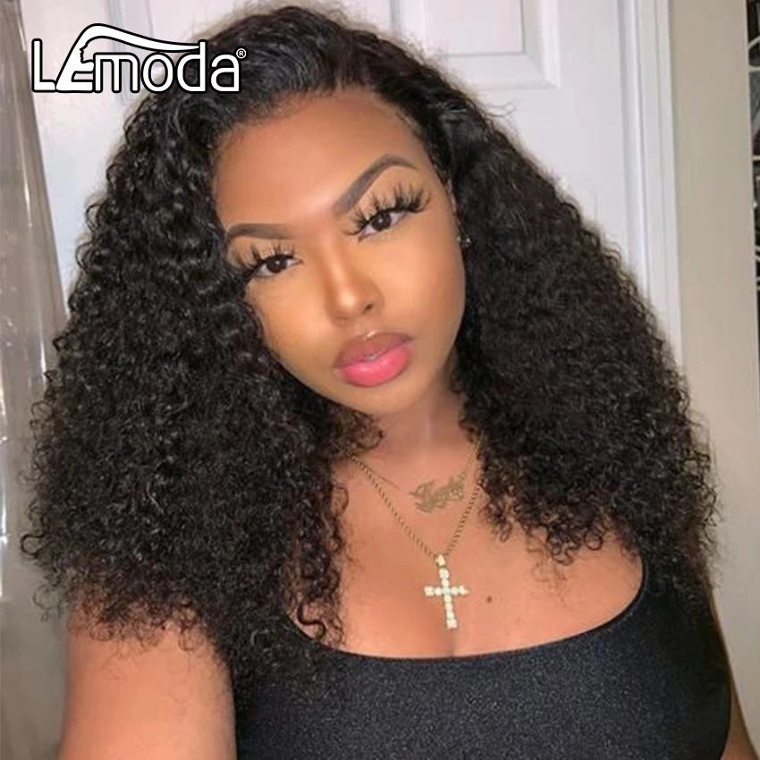 Curly Bob Wig 4x4 Lace Closure Wig 6 16inch Lace Front Human Hair Wigs For Women 150 Lemoda Brazilian Hair Side Part Lace Wig Human Hair Lace Wigs Aliexpress
