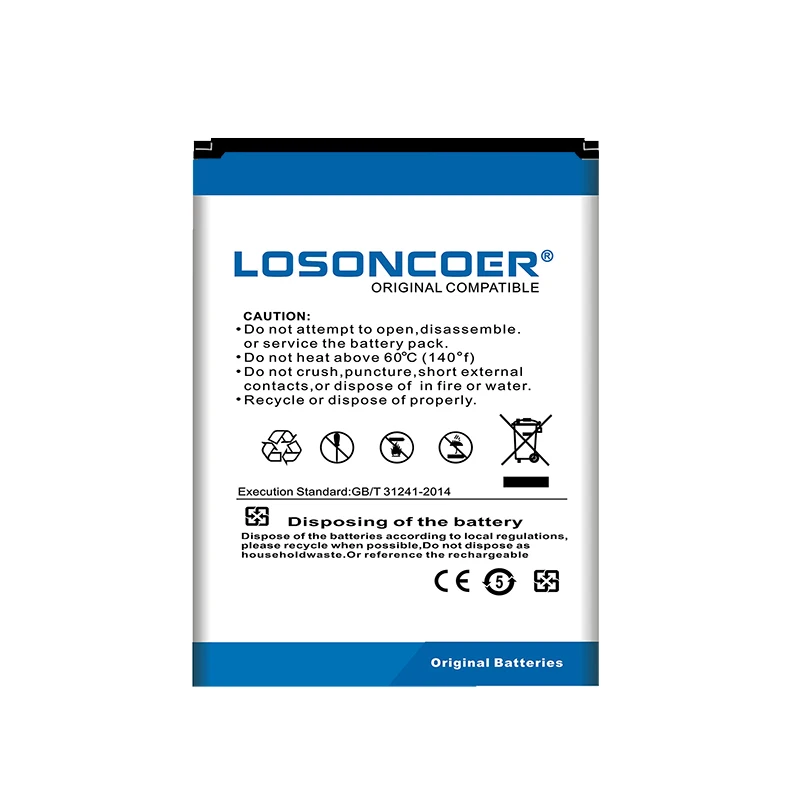 LOSONCOER 3600 мАч батарея для Blackview A30 высокое качество смартфон аккумуляторная батарея