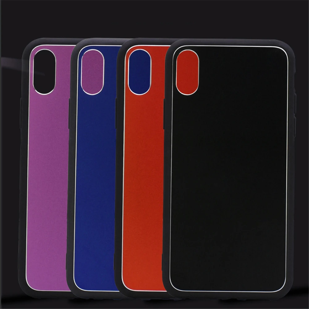 

Customize Laser Printing Aluminum Metal Case For iPhone 11 Pro Max 6S 6 7 8 Plus X Xr Xs Max Matte Mirror Back Cover 10pcs/lot