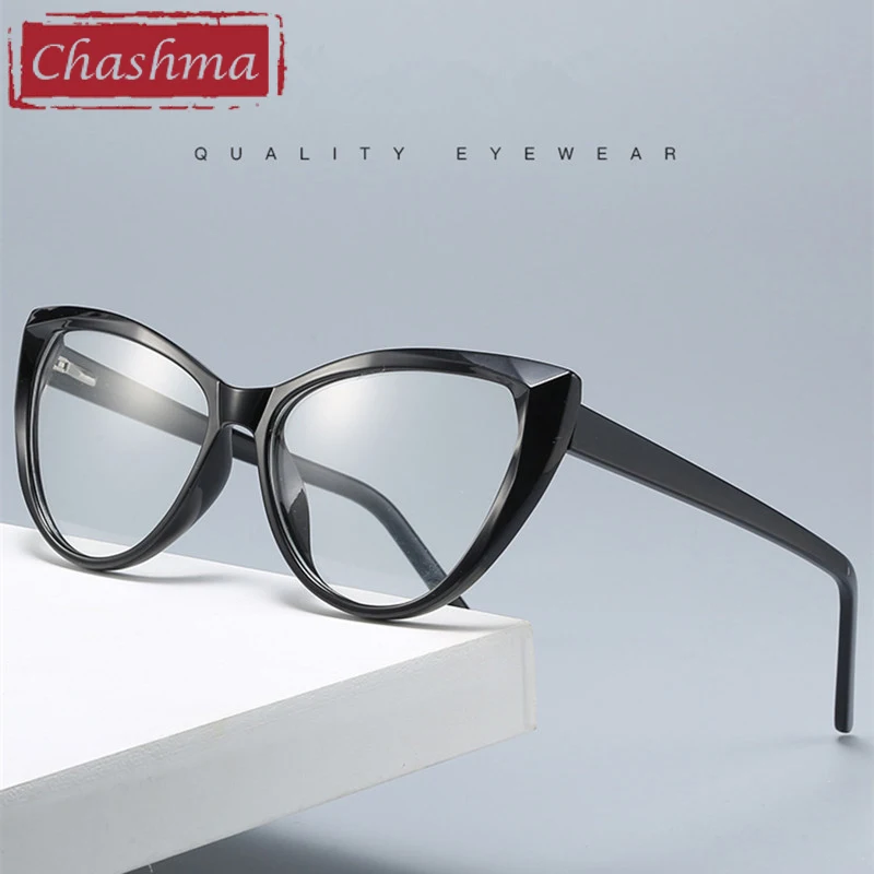 

Cat Eye Chameleon Progressive Prescription Glasses for Women Transparent Transition Glass