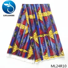 LIULANZHI, Новое поступление, принт, стиль, африканская ткань, шитье для платья, кружевной материал, лента, ткань, 5 ярдов, лента, ткань, ML24R01-15