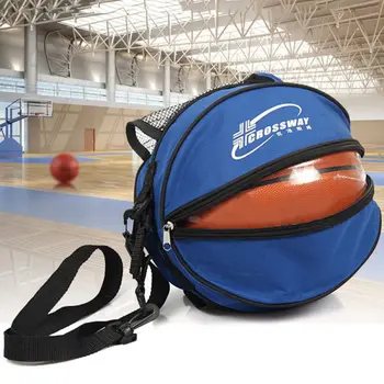

Volleyball Football Basketball Storage Mesh Shoulder Two-way Open Ball Bag with Adjustable Shoulder Strap 2 Side Mesh Pockets