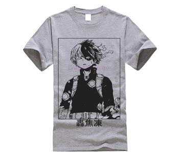

Todoroki Shoto My Hero Academia T Shirts Purified Cotton Classic Fit T Shirts Mens Large Size Tees Short Sleeves Popular