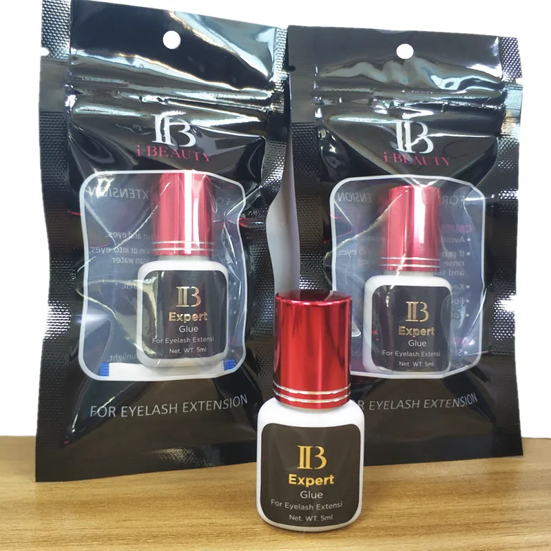 IB Expert Glue 1S Fast Drying Strong False Lash Glue Retention 5-6 Week 5ml Korea Professional Eyelash Extension Glue Wholesale 5