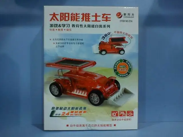 Солнечный игрушечный бульдозер Детский развивающий DIY креативный инженерный автомобиль игрушка заводская цена 0,23