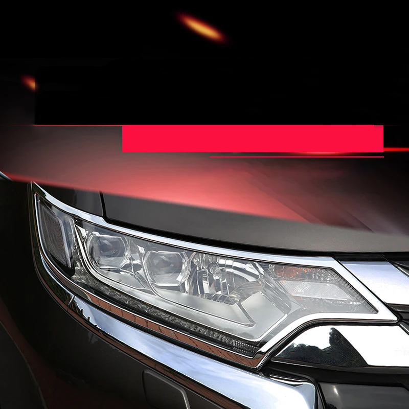 Lsrtw2017 автомобиля передняя фара Накладка для Mitsubishi Outlander 2013 интерьерные аксессуары хром
