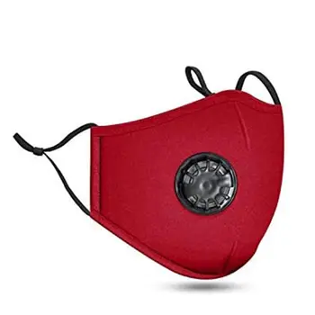 

Reusable Washable Dustproof Mask with Breathing Valve Anti-pollution Anti-smog Windproof Face Protective Cover