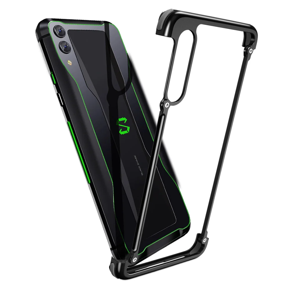 OATSBASF Airbag Bumper Metal Case For Xiaomi Black shark 2 Personality Metal Bumper Case For Xiaomi Black shark 2pro OATSBASF Airbag Bumper Metal Case For Xiaomi Black shark 2 Personality Metal Bumper Case For Xiaomi Black shark 2pro