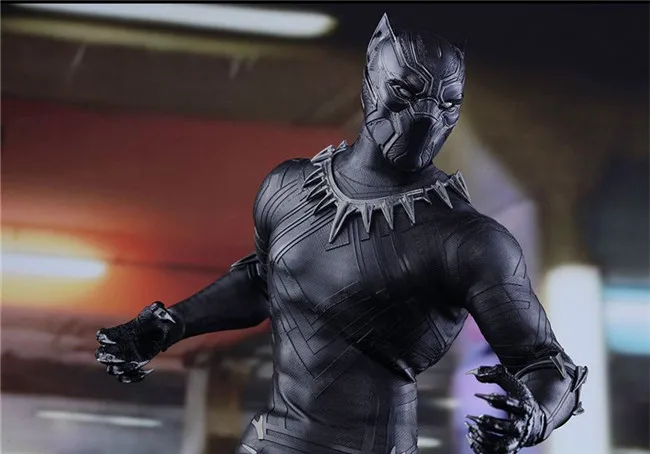 30 см Marvel Мстители Черная пантера подвижная аниме фигурка ПВХ игрушки Коллекционные Фигурки для друзей подарки