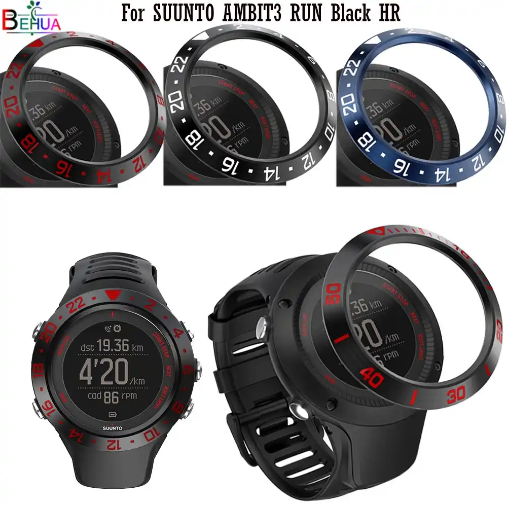 suunto ambit3 run black hr