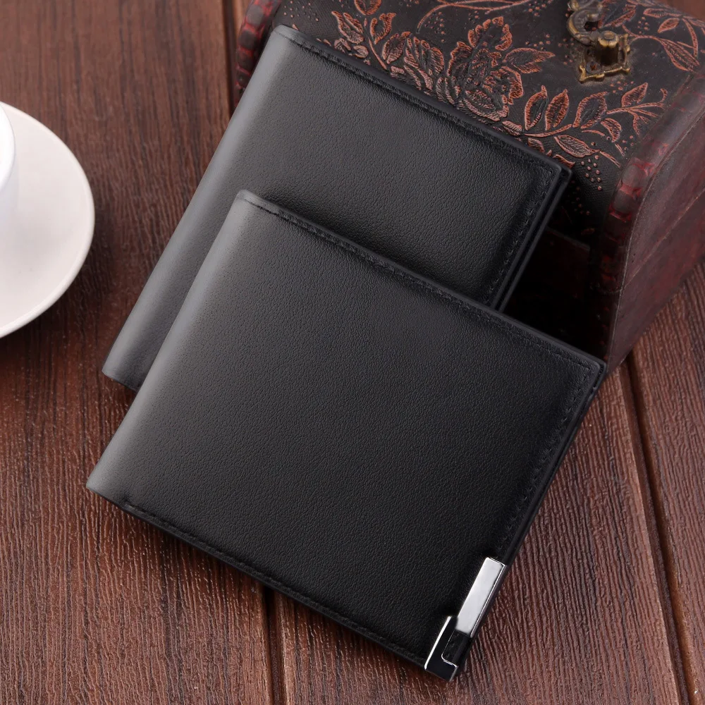 

Hengsheng New Products MEN'S Wallet Short-Style Ultra-Thin Soft Leather Wallet Men's Wallet a Generation of Fat