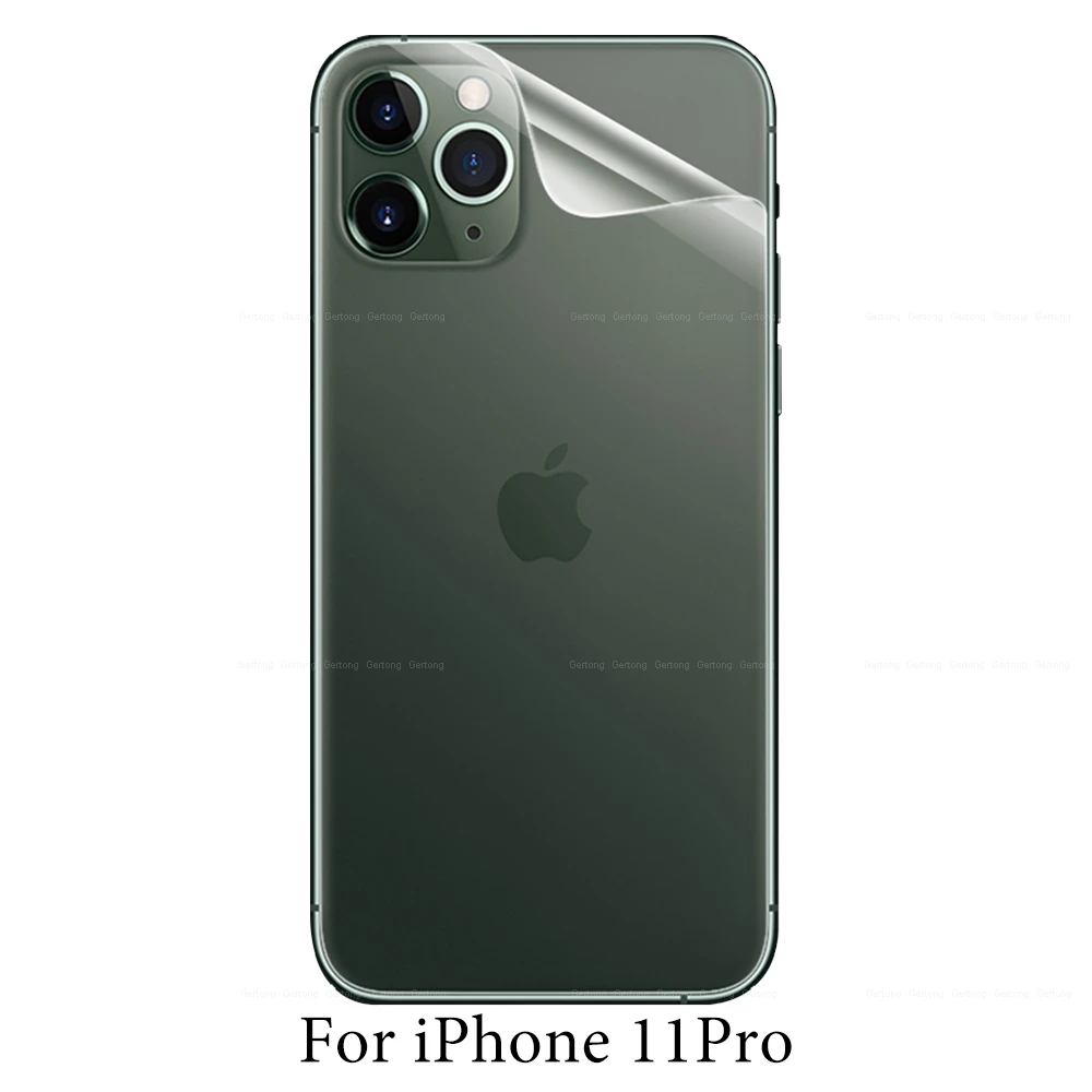 9D мягкая Гидрогелевая ТПУ пленка для apple iPhone 11 Pro XS Max XR X 10 защитная пленка на заднюю панель для iPhone 6 6s 7 8 Plus защитная пленка