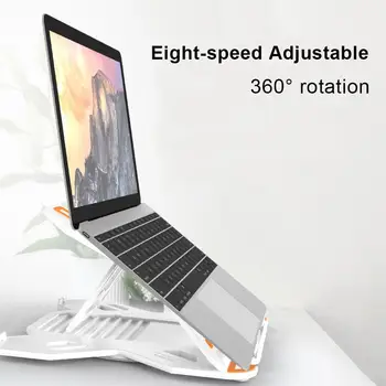 

Non-Slip Silicone Notebook Stand Radiator Lift Bracket Pad Base Folding And Mobile Phone Bracket Partition Hollow Design Plastic