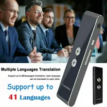 Умный голосовой переводчик портативный двухсторонний в режиме реального времени многоязычный перевод T8