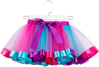 

FEECOLOR Girls Layered Rainbow Tutu Skirt with Unicorn Horn Headband Outfits for Birthday Party Dress Up