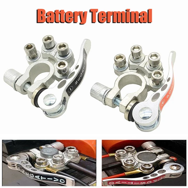 Battery Terminals Toolless Quick Disconnect Main Cable Post Terminal Shut Off Connectors 12v 6v 24v Terminals For Battery Car