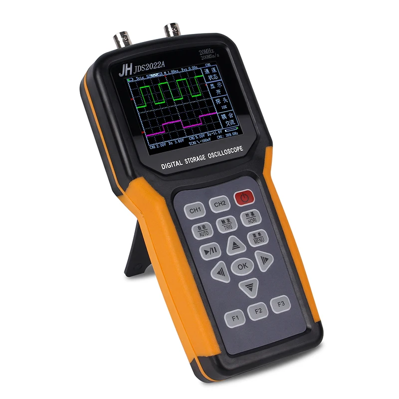 

JH JDS2022A Digital Handheld Oscilloscope 2 Channels 20MHz automotive oscilloscope Bandwidth 200MSa/s Sample Rate