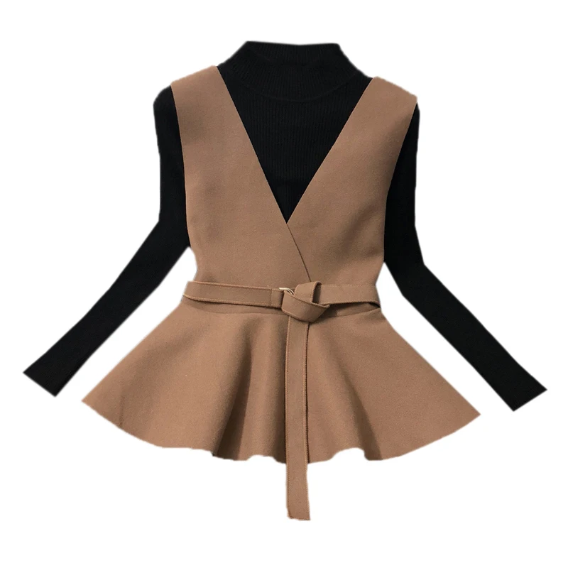 Женский трикотажный костюм ALPHALMODA комплект из двух предметов: рубашка с низом и