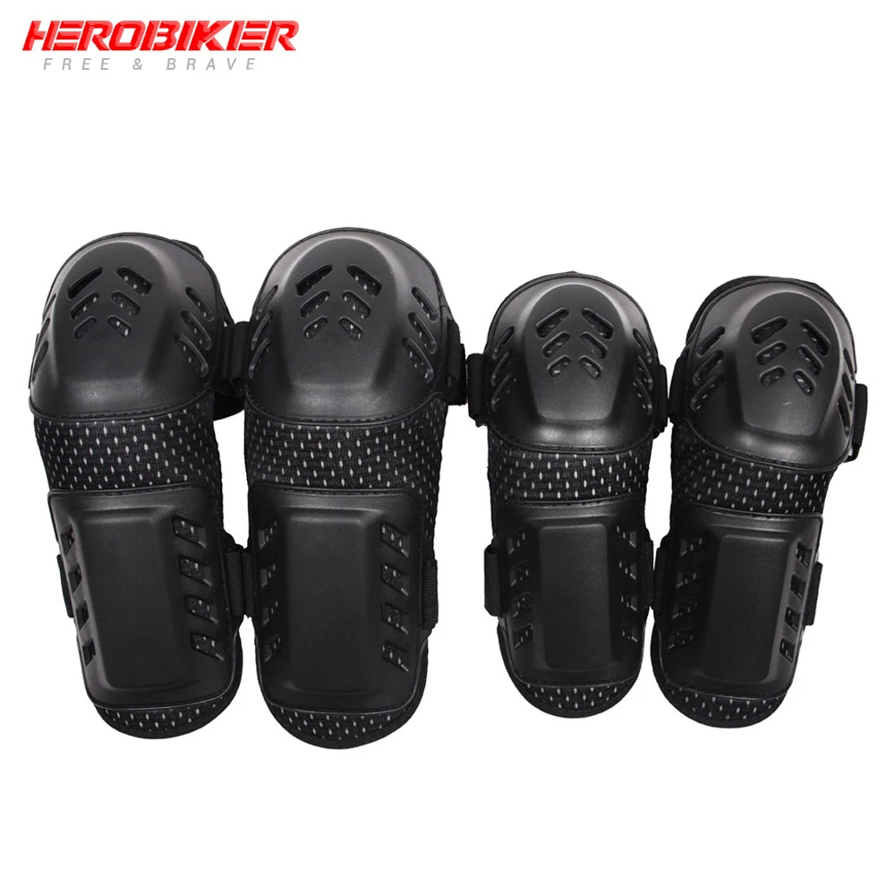 

HEROBIKER Motorcycle Knee Pads Protective Gear Motocross Off-Road Racing Knee + Elbow Pads Set Noto Knee Motorcycle Equipment