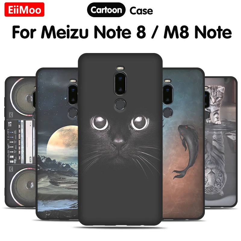 Чехол EiiMoo для Meizu Note 8 силиконовый мягкий ТПУ чехол-накладка Meilan M6 M6S чехол