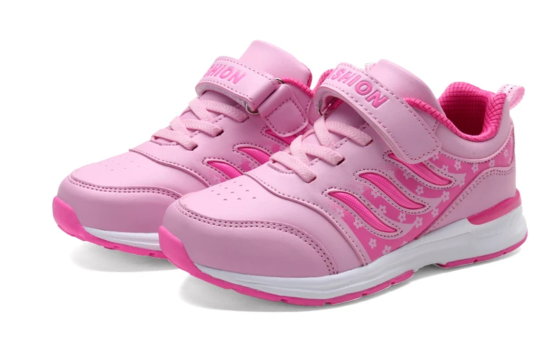 Детские кроссовки; кожаная детская обувь; кроссовки для девочек; Tenis Infantil Basket; спортивная обувь; прогулочная обувь на плоской подошве; сезон весна-осень