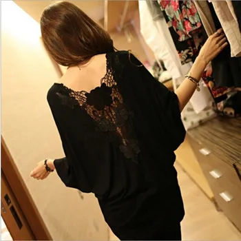 

2020 Blouse Women Chiffon Ladies Shirts O-Neck Hollow Out 2020 Summer Woman Fashion Tops Formal Shirts Woman Batwing Sleeve